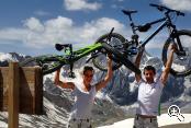 Con la mountainbike nella zona dellOrtles